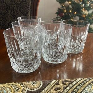 Cristal d’Arques “Tuileries Villandry” 3.5” old fashioned glasses - set of 6